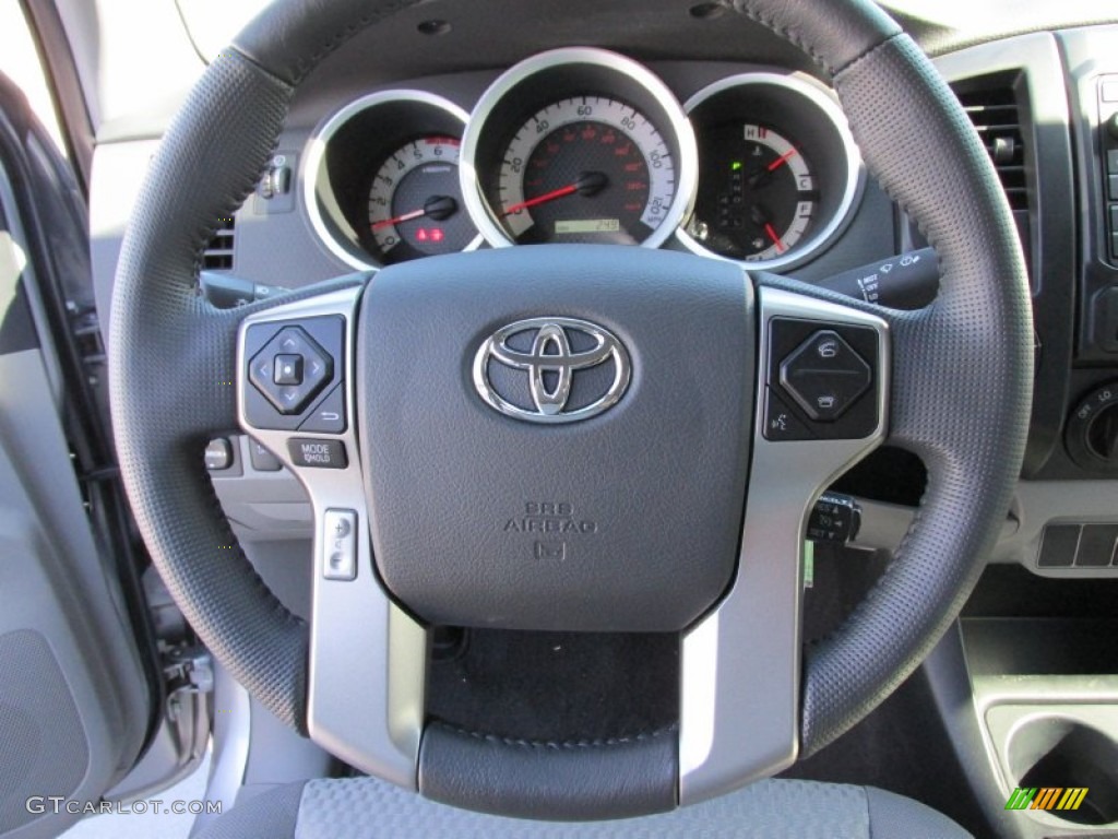 2015 Tacoma V6 Double Cab 4x4 - Silver Sky Metallic / Graphite photo #30