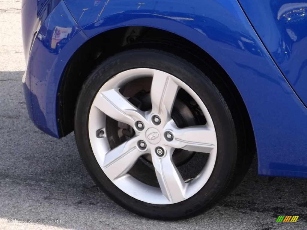 2012 Veloster  - Marathon Blue / Gray photo #3