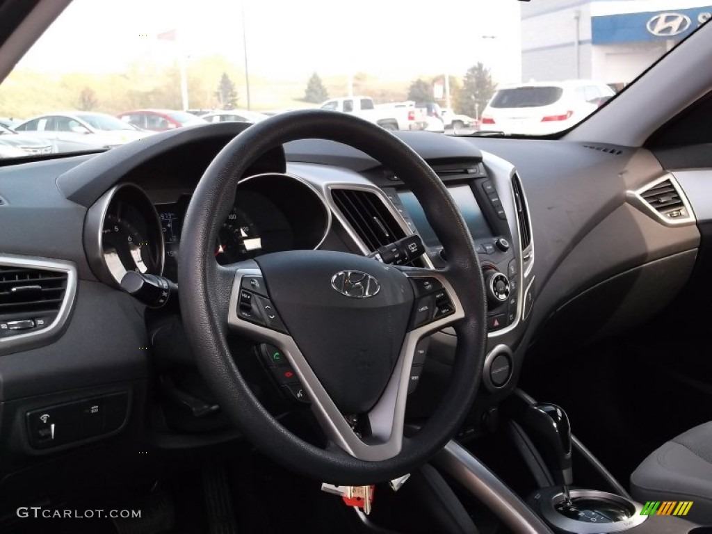 2012 Veloster  - Marathon Blue / Gray photo #10