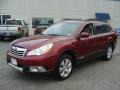 2011 Ruby Red Pearl Subaru Outback 3.6R Limited Wagon  photo #3