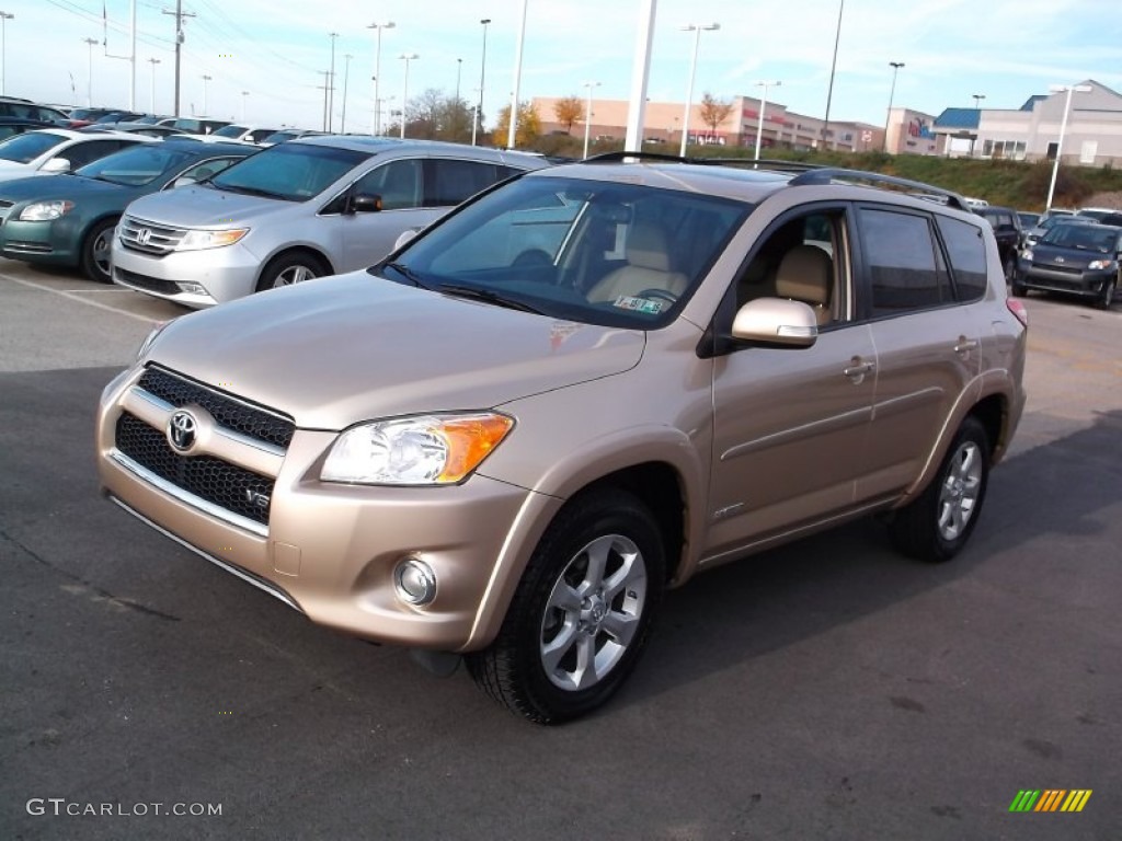 Sandy Beach Metallic 2009 Toyota RAV4 Limited V6 4WD Exterior Photo #98535948