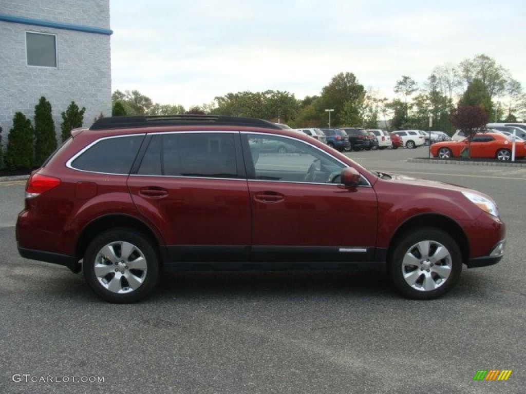 Ruby Red Pearl 2011 Subaru Outback 3.6R Limited Wagon Exterior Photo #98536050
