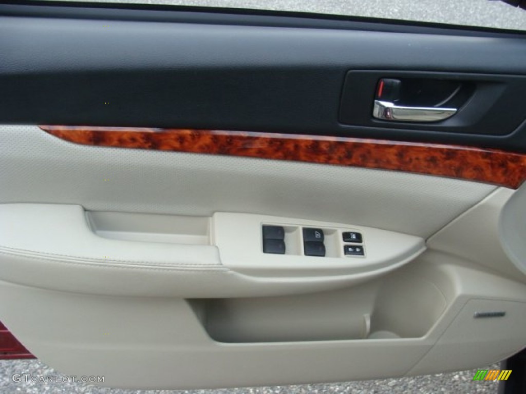 2011 Outback 3.6R Limited Wagon - Ruby Red Pearl / Warm Ivory photo #12