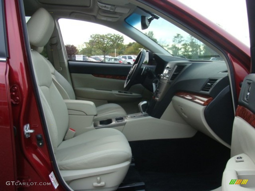 2011 Outback 3.6R Limited Wagon - Ruby Red Pearl / Warm Ivory photo #15