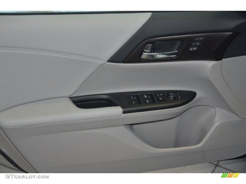 2015 Accord EX-L Sedan - Alabaster Silver Metallic / Gray photo #7