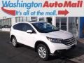 2013 White Diamond Pearl Honda CR-V EX AWD  photo #1