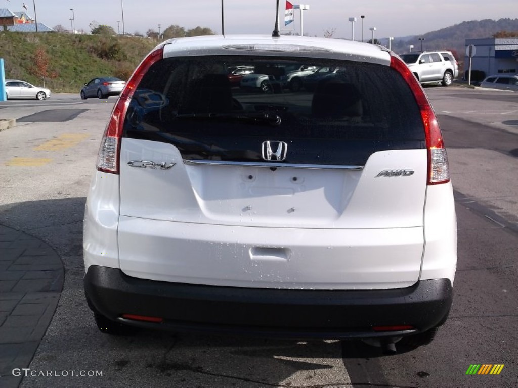 2013 CR-V EX AWD - White Diamond Pearl / Gray photo #8