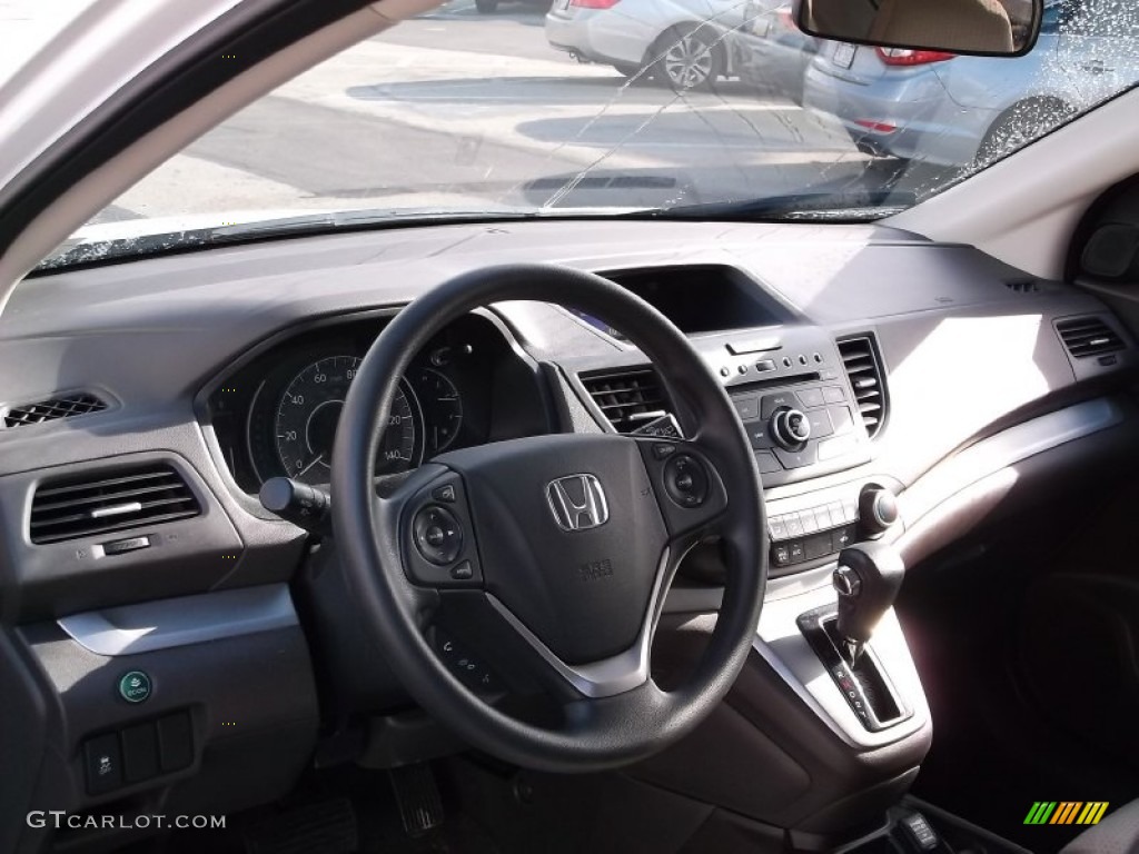 2013 CR-V EX AWD - White Diamond Pearl / Gray photo #10