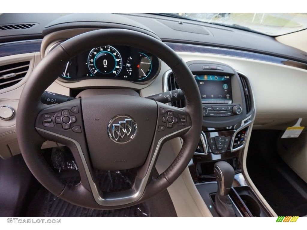 2015 Buick LaCrosse Premium Light Neutral/Cocoa Dashboard Photo #98542371