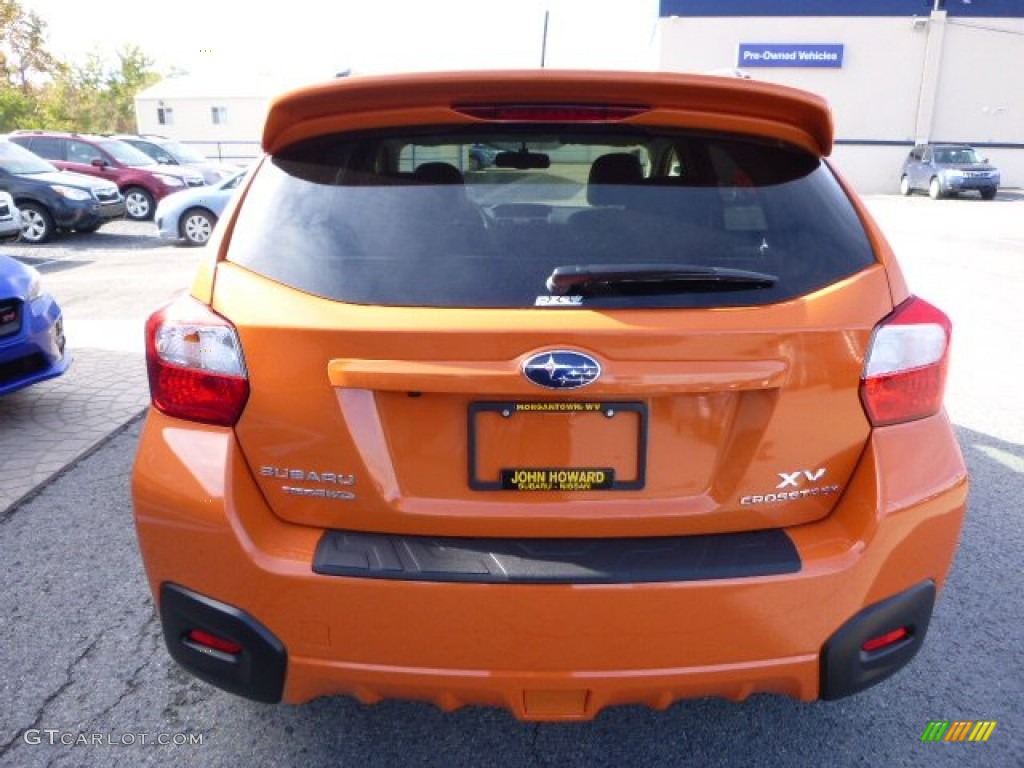 2014 XV Crosstrek 2.0i Limited - Tangerine Orange Pearl / Black photo #3