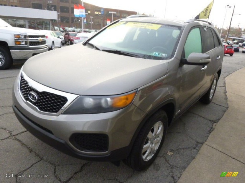 2012 Sorento LX V6 AWD - Titanium Silver / Black photo #4