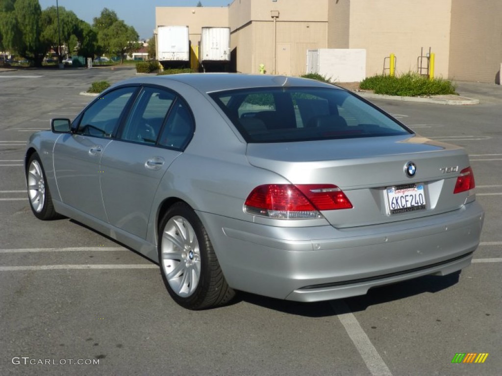 2006 7 Series 750i Sedan - Titanium Silver Metallic / Black/Black photo #3