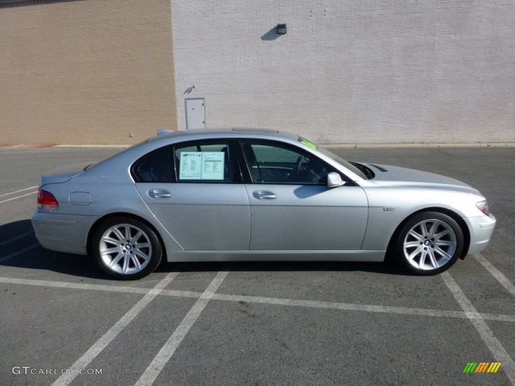 2006 7 Series 750i Sedan - Titanium Silver Metallic / Black/Black photo #10