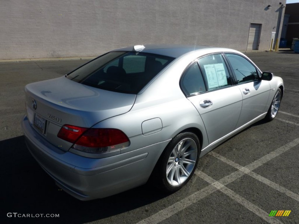 2006 7 Series 750i Sedan - Titanium Silver Metallic / Black/Black photo #11