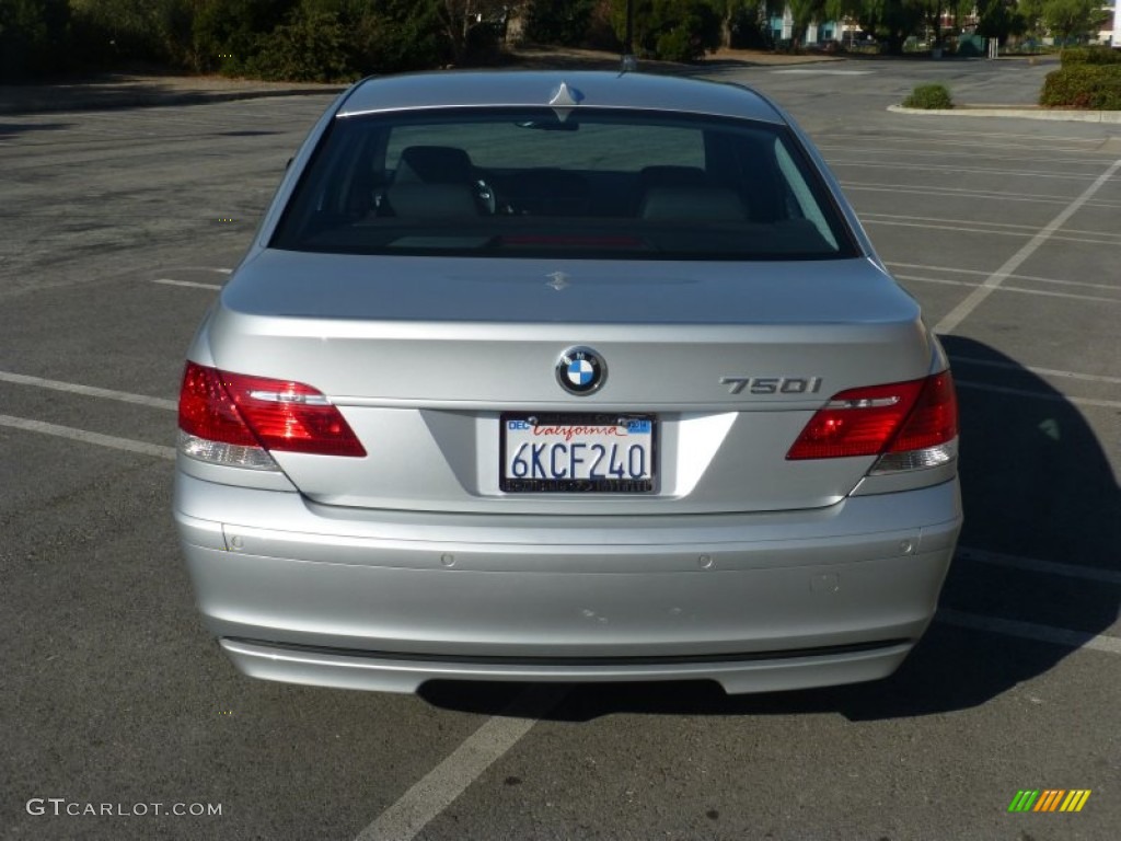 2006 7 Series 750i Sedan - Titanium Silver Metallic / Black/Black photo #12