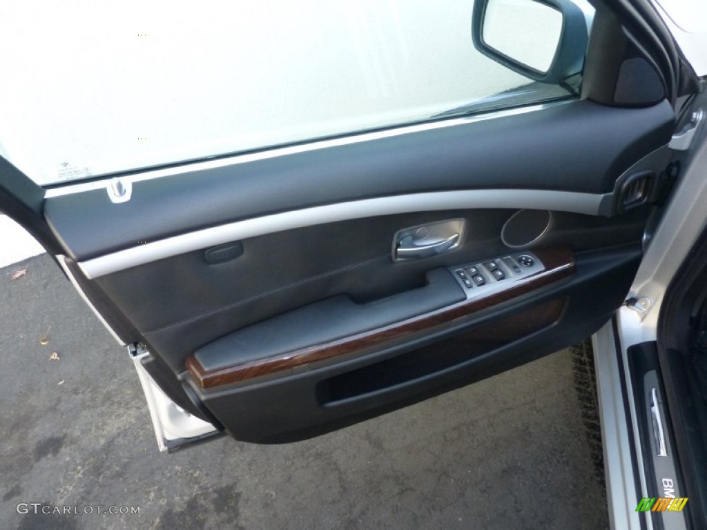 2006 7 Series 750i Sedan - Titanium Silver Metallic / Black/Black photo #17