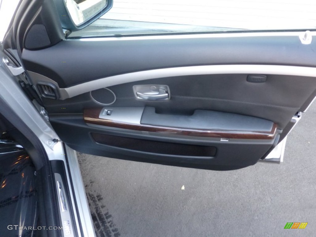 2006 7 Series 750i Sedan - Titanium Silver Metallic / Black/Black photo #22