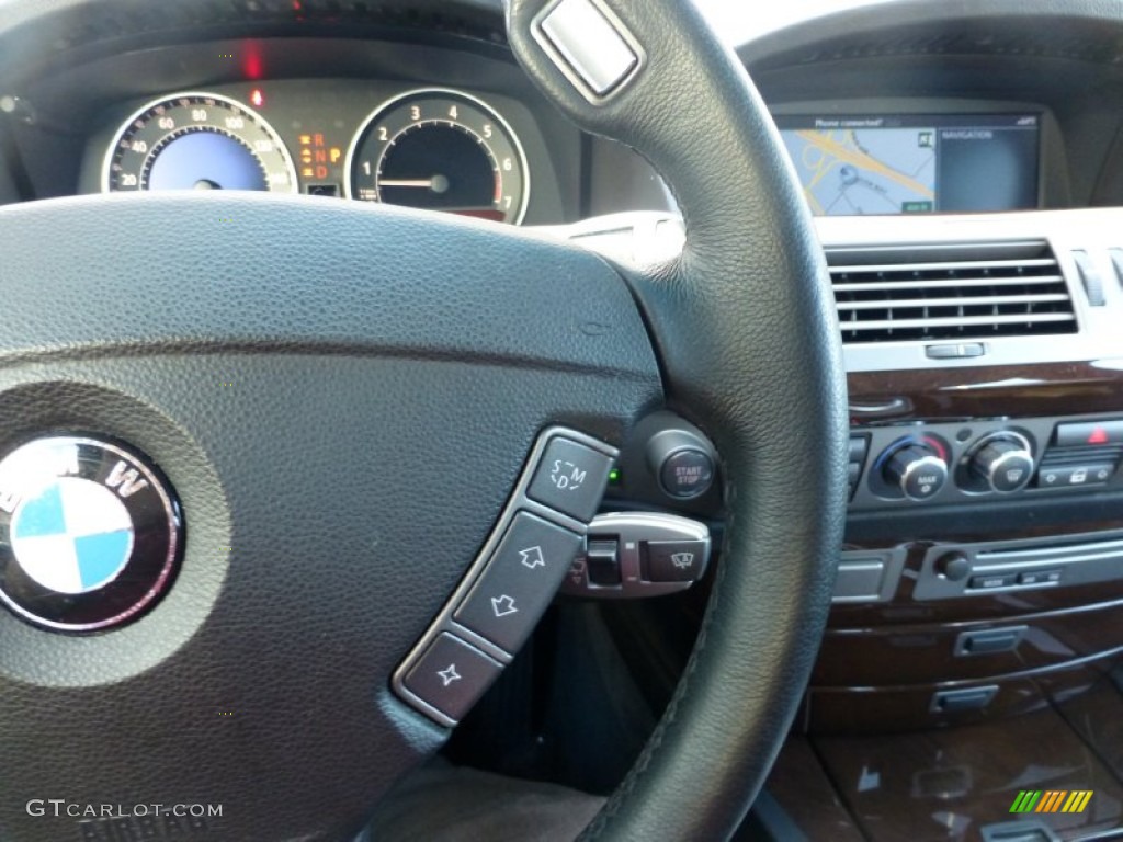 2006 7 Series 750i Sedan - Titanium Silver Metallic / Black/Black photo #27