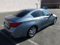 2014 Hagane Blue Infiniti Q 50 3.7 Premium  photo #3