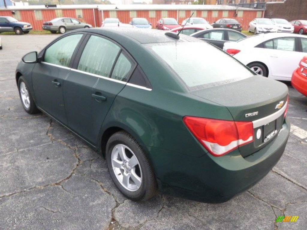 2015 Cruze LT - Rainforest Green Metallic / Jet Black/Medium Titanium photo #6