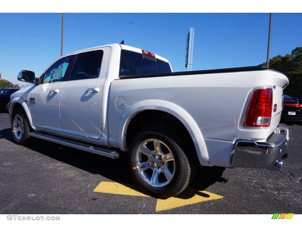 2014 1500 Laramie Longhorn Crew Cab 4x4 - Bright White / Canyon Brown/Light Frost Beige photo #5