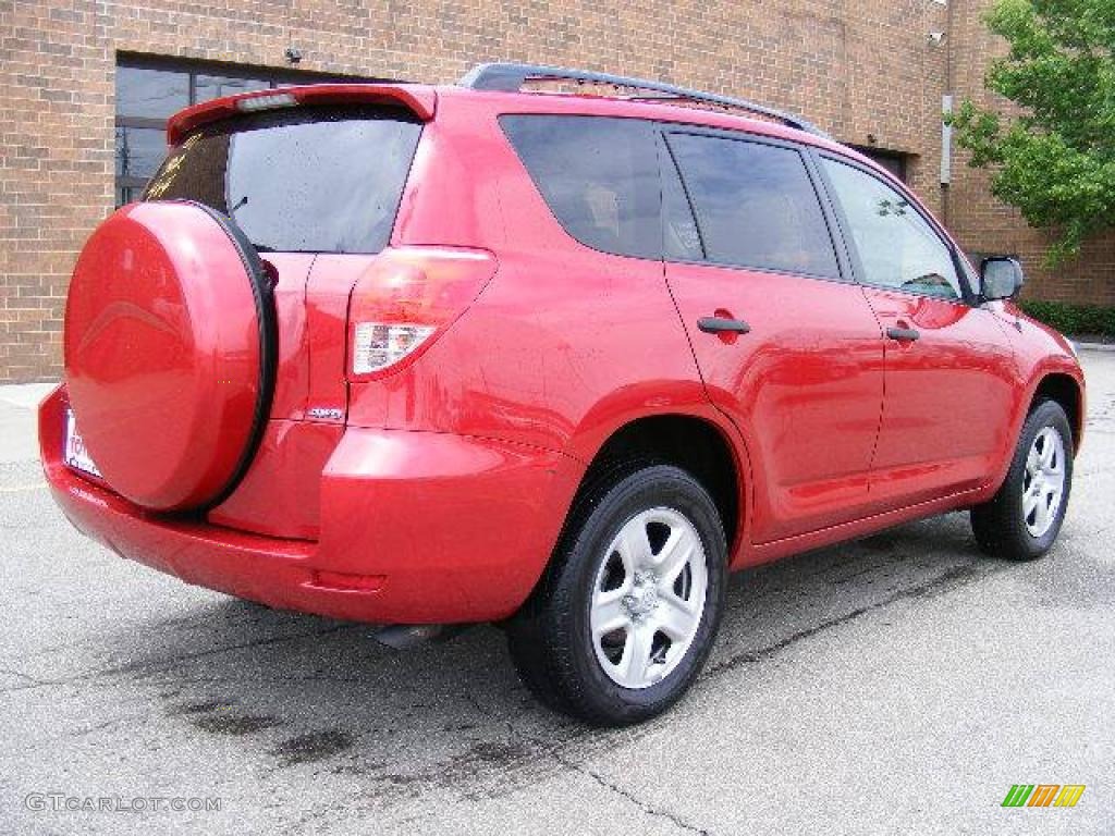 2007 RAV4 4WD - Barcelona Red Pearl / Taupe photo #3
