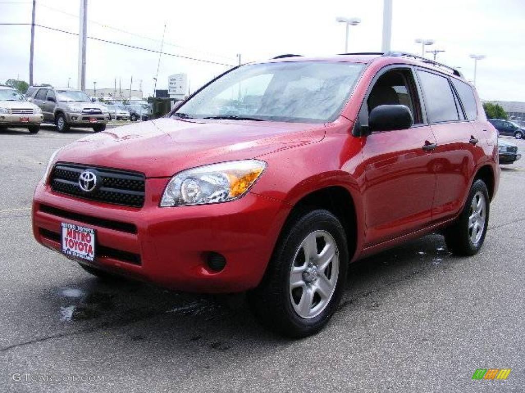 2007 RAV4 4WD - Barcelona Red Pearl / Taupe photo #7