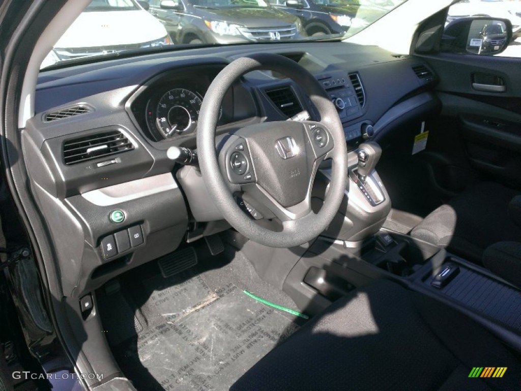 2014 CR-V EX AWD - Crystal Black Pearl / Black photo #3