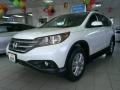 2014 White Diamond Pearl Honda CR-V EX-L AWD  photo #1