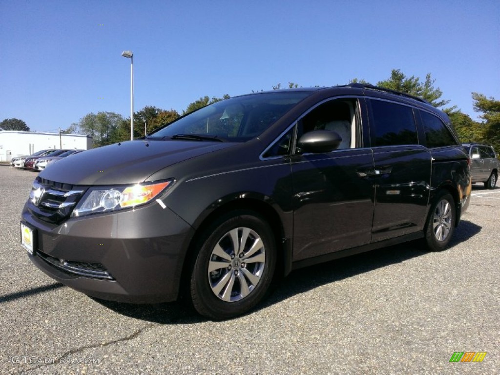 Smoky Topaz Metallic 2014 Honda Odyssey EX Exterior Photo #98550935