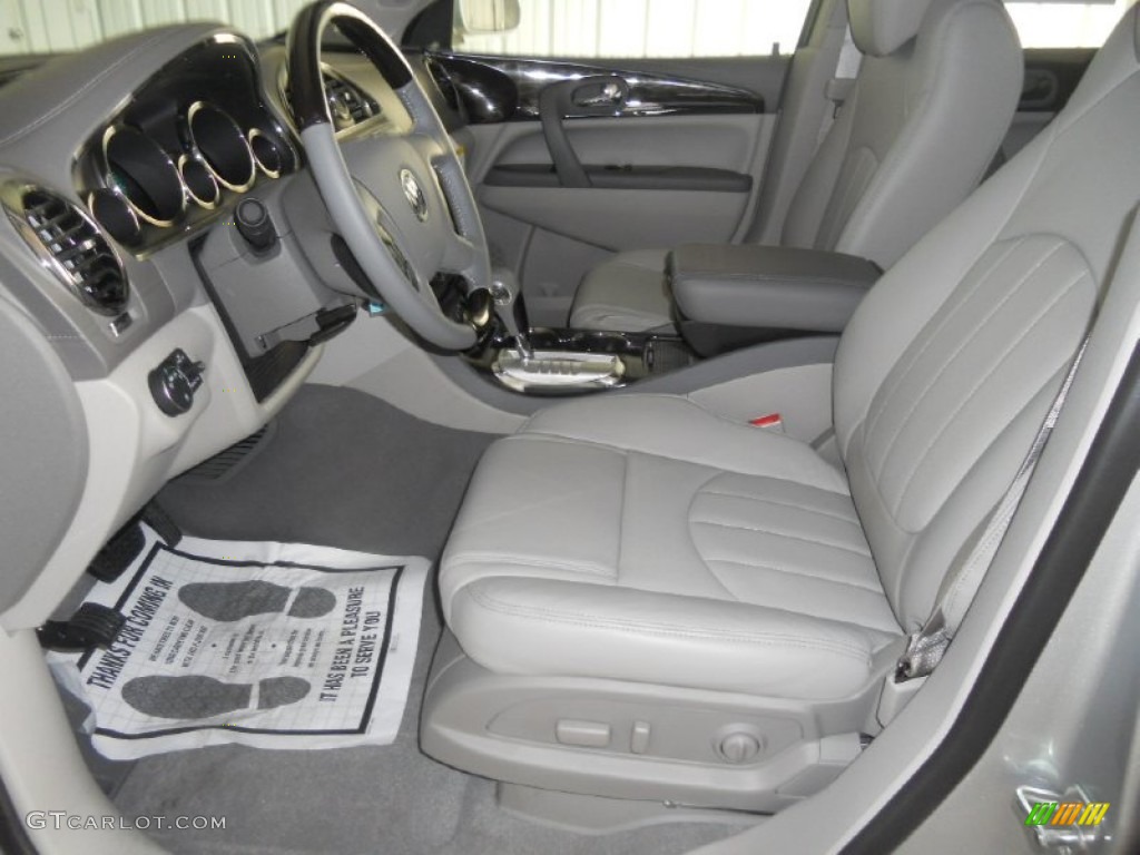 Light Titanium/Dark Titanium Interior 2015 Buick Enclave Leather Photo #98552084