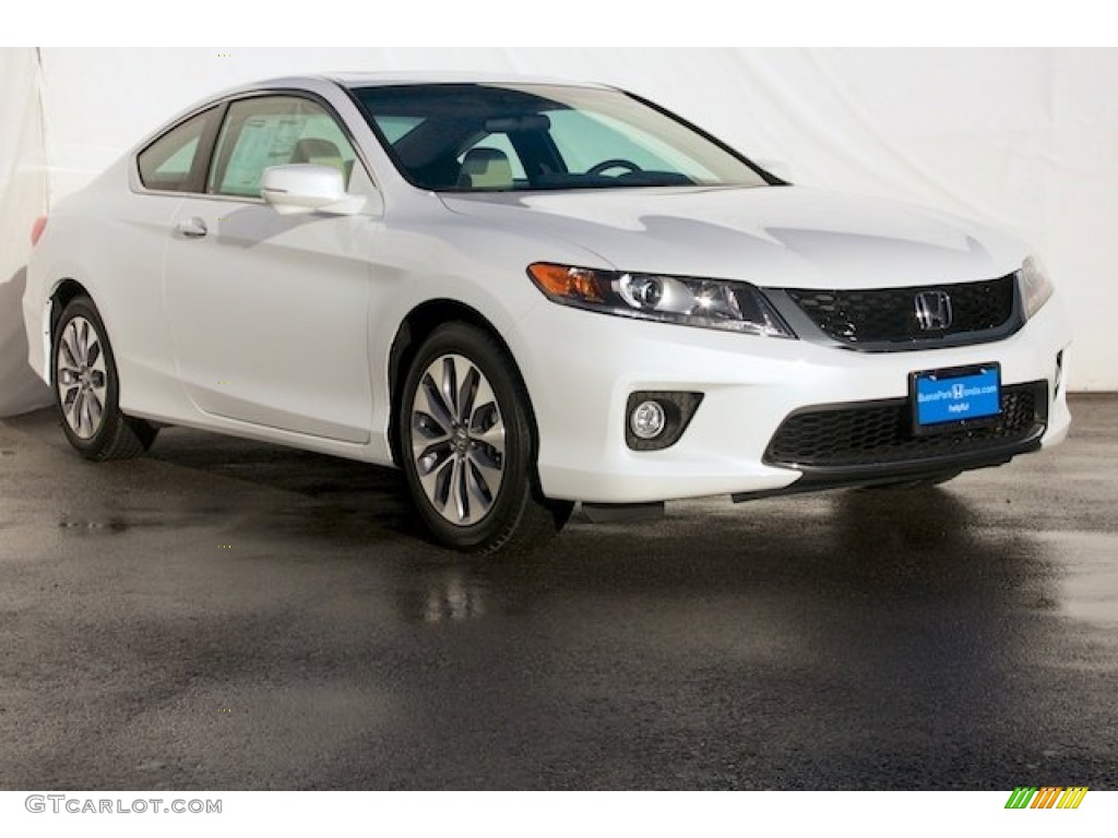 2015 Accord EX-L Coupe - White Orchid Pearl / Ivory photo #1