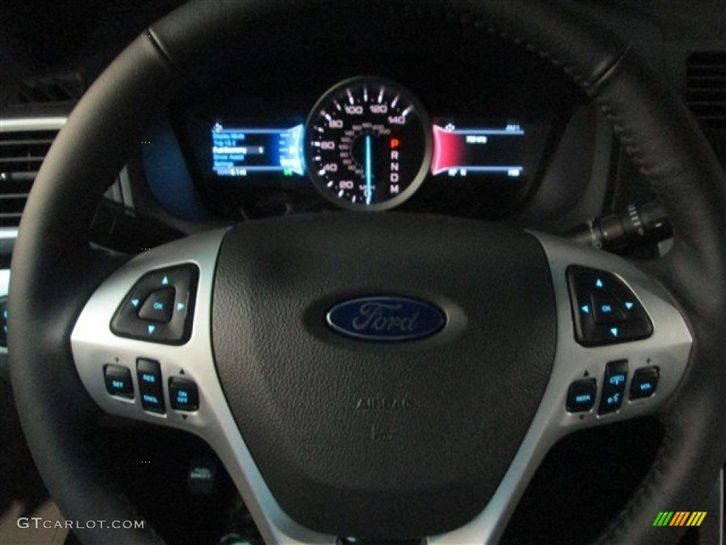 2015 Explorer XLT - Oxford White / Medium Light Stone photo #23