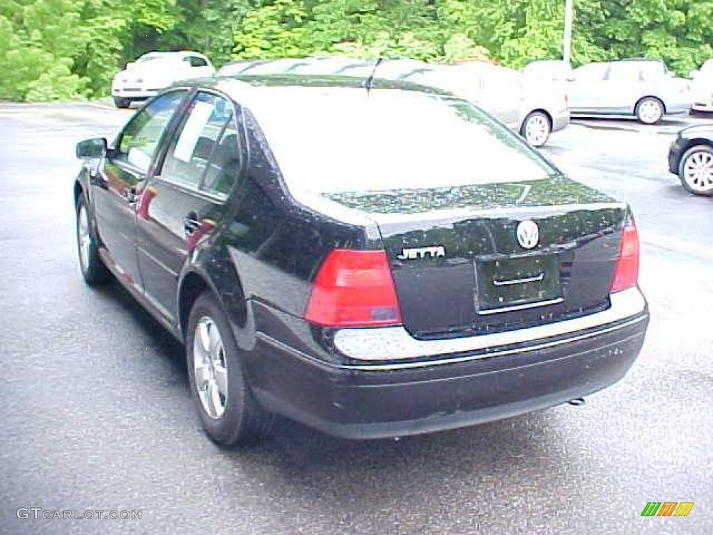 2003 Jetta GLS Sedan - Black / Black photo #4