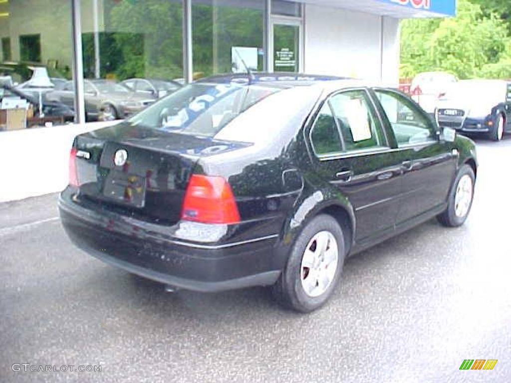 2003 Jetta GLS Sedan - Black / Black photo #5