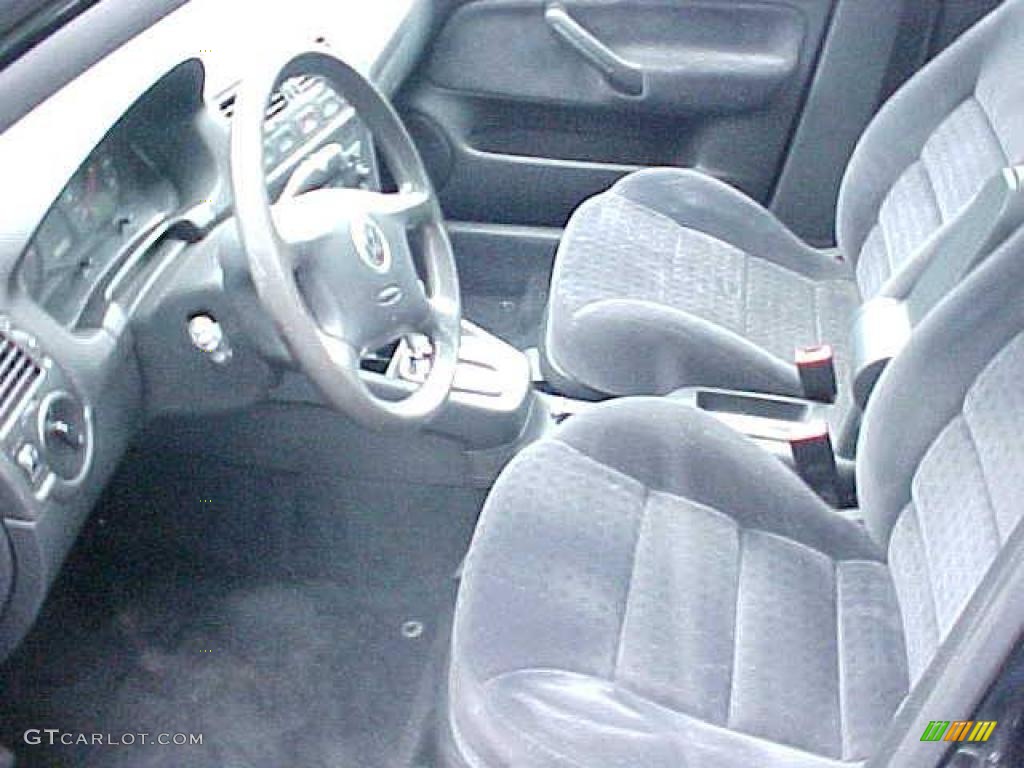 2003 Jetta GLS Sedan - Black / Black photo #6