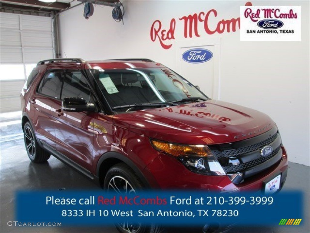 Ruby Red Ford Explorer