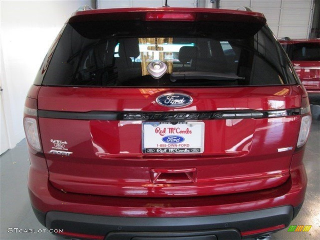 2015 Explorer Sport 4WD - Ruby Red / Sport Charcoal Black photo #5