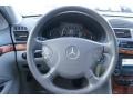 2003 Mercedes-Benz E Ash Grey Interior Steering Wheel Photo