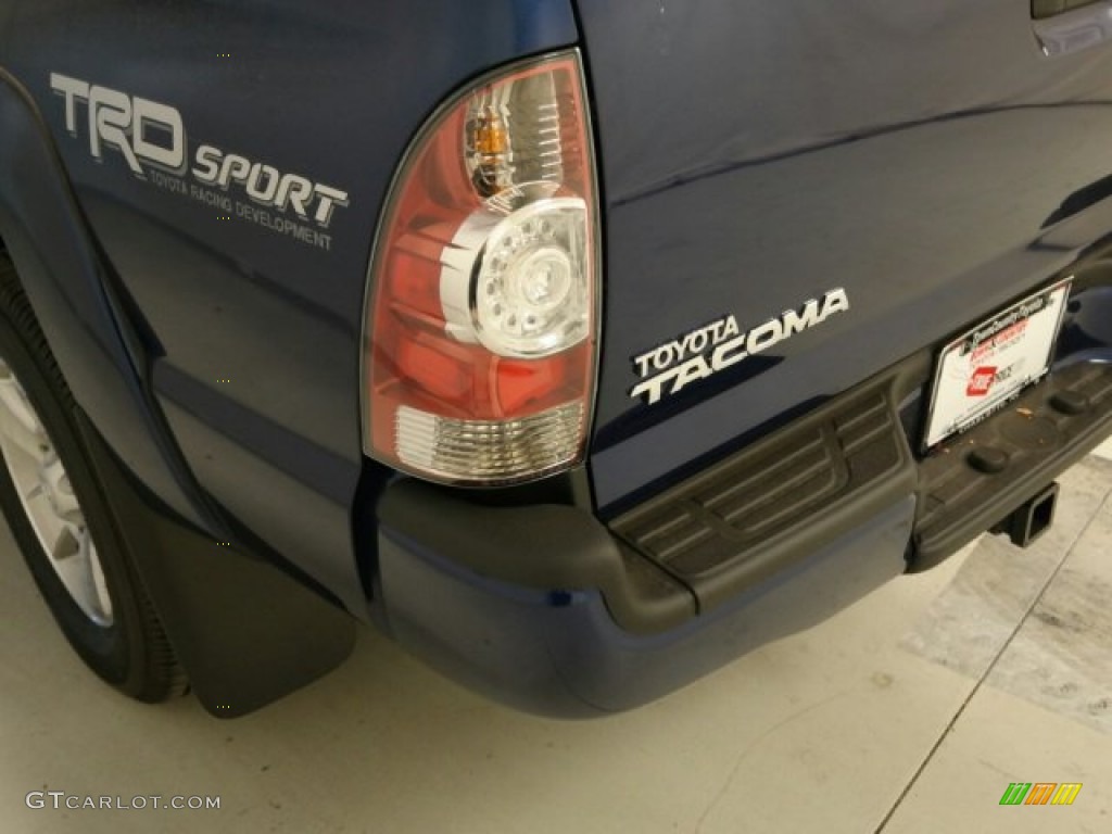 2015 Tacoma TRD Sport Double Cab 4x4 - Blue Ribbon Metallic / Graphite photo #6