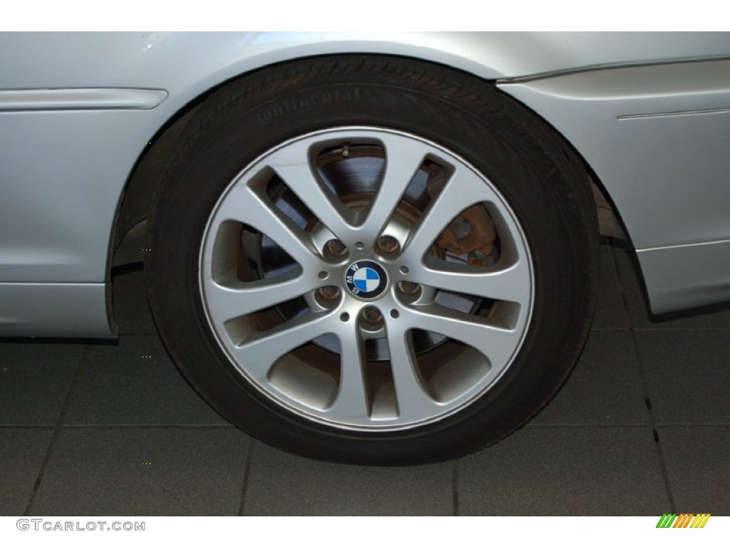 2001 3 Series 330i Convertible - Titanium Silver Metallic / Grey photo #10