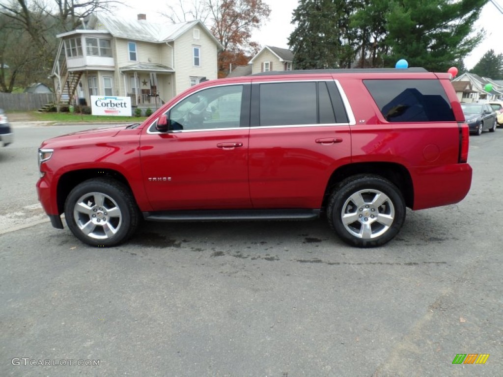 2015 Tahoe LT 4WD - Crystal Red Tintcoat / Cocoa/Dune photo #6