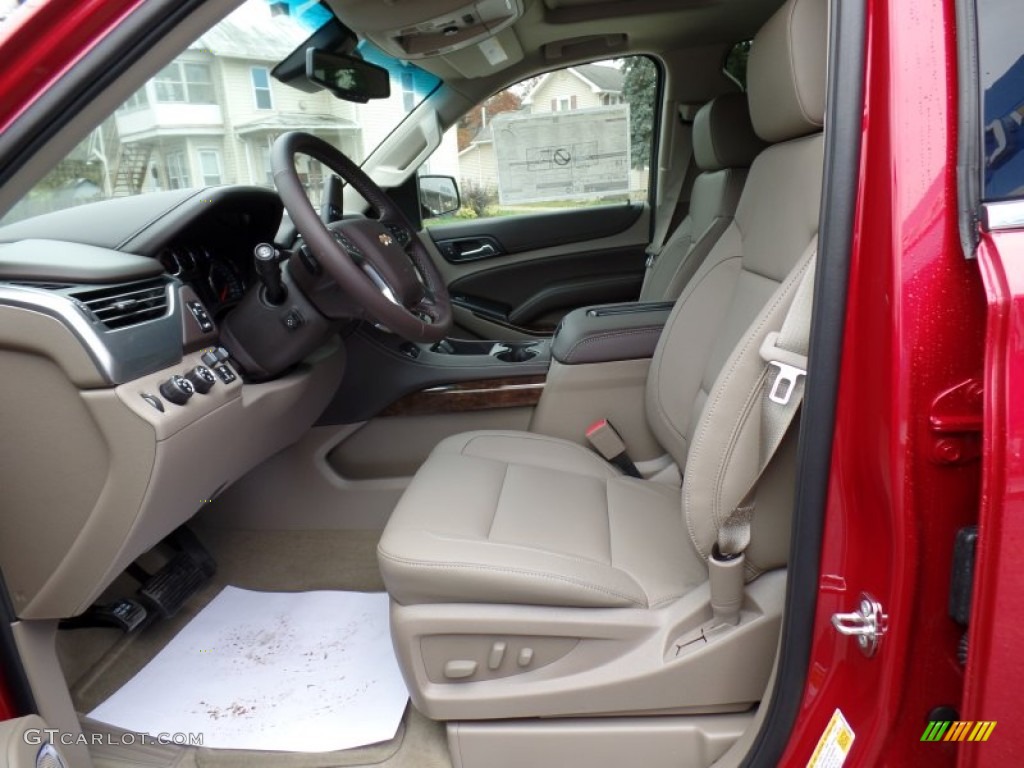 2015 Tahoe LT 4WD - Crystal Red Tintcoat / Cocoa/Dune photo #17