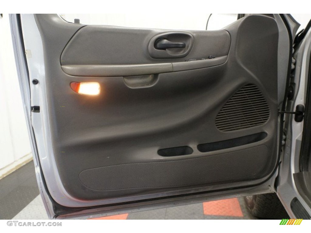 2002 F150 XLT SuperCab 4x4 - Silver Metallic / Dark Graphite photo #12