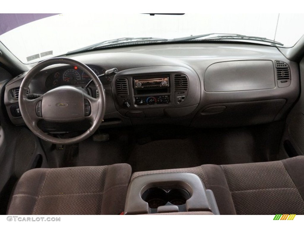 2002 F150 XLT SuperCab 4x4 - Silver Metallic / Dark Graphite photo #20