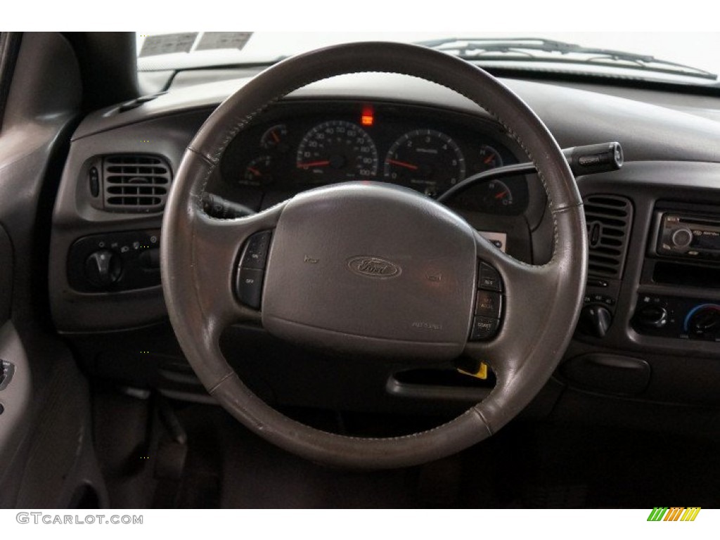2002 F150 XLT SuperCab 4x4 - Silver Metallic / Dark Graphite photo #21