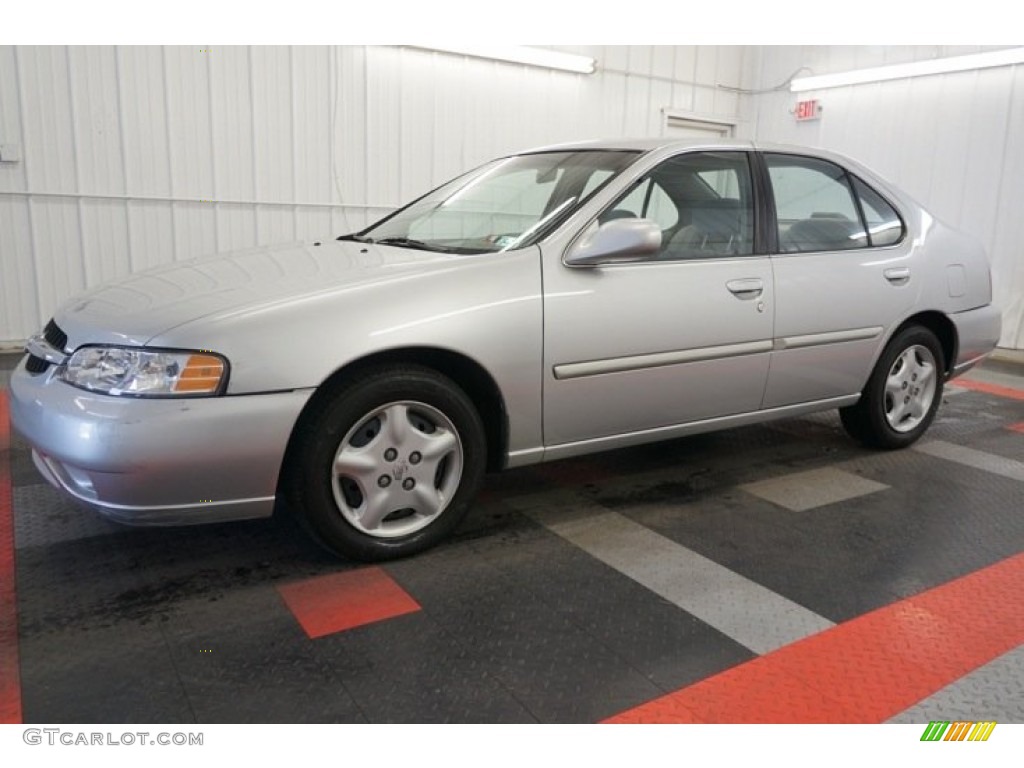 2000 Altima GXE - Platinum Metallic / Dusk Gray photo #2