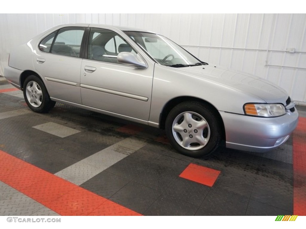 2000 Altima GXE - Platinum Metallic / Dusk Gray photo #6