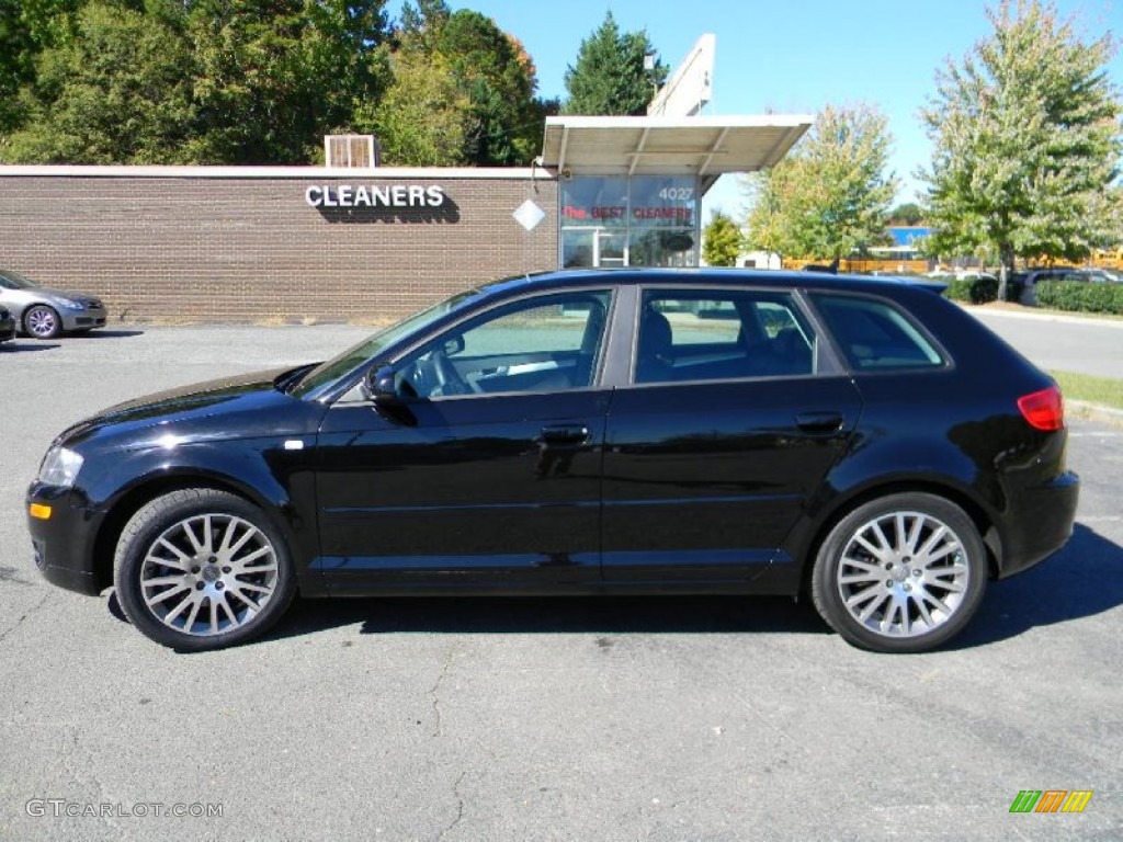 Brilliant Black 2006 Audi A3 2.0T Exterior Photo #98564045
