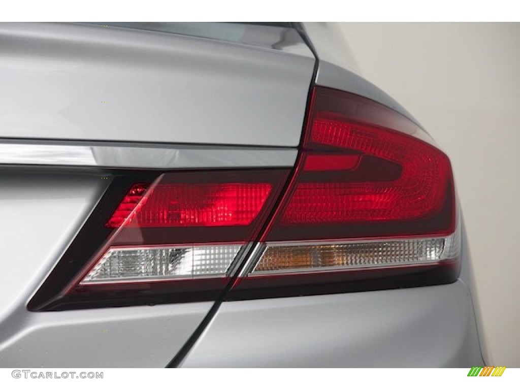 2015 Civic LX Sedan - Alabaster Silver Metallic / Black photo #4